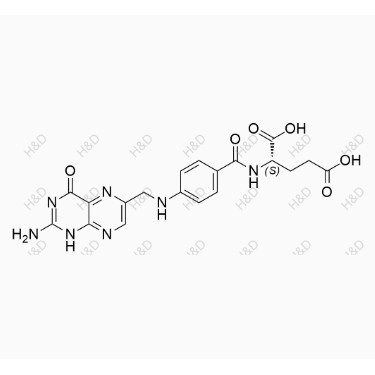 葉酸,(4-(((2-amino-4-oxo-1,4-dihydropteridin-6-yl)methyl)amino)benzoyl)-L-glutamic acid