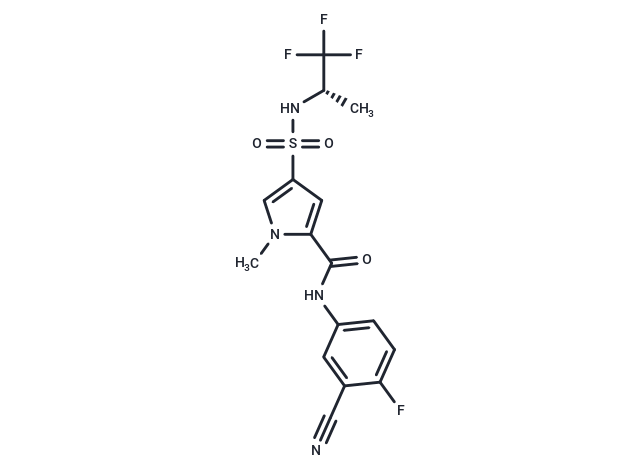 化合物 Bersacapavir(JNJ-56136379),Bersacapavir(JNJ-56136379)