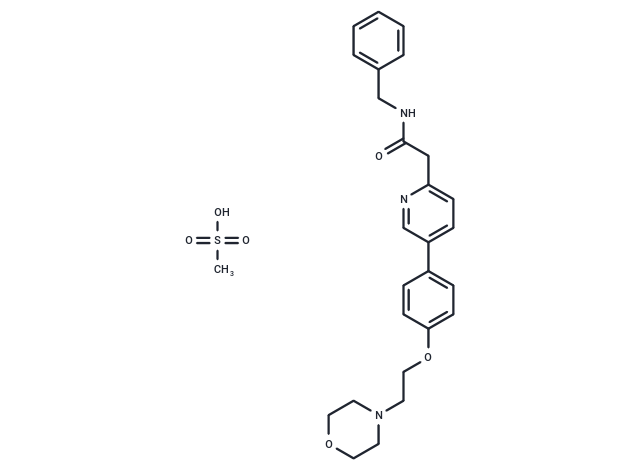 化合物 Tirbanibulin Mesylate,Tirbanibulin Mesylate