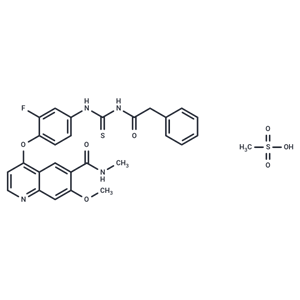 化合物 Pamufetinib mesylate|T13108L|TargetMol