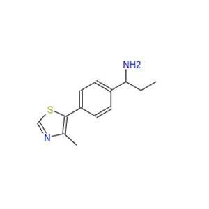 1-(4-(4-methylthiazol-5-yl)phenyl)propan-1-amine