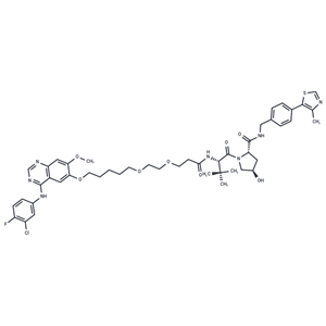 化合物Gefitinib-based PROTAC 3,Gefitinib-based PROTAC 3