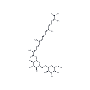 西紅花苷 III,Crocin III