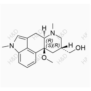 尼麥角林雜質(zhì)C,((6aR,9R,10aS)-10a-methoxy-4,7-dimethyl-4,6,6a,7,8,9,10,10a-octahydroindolo[4,3-fg]quinolin-9-yl)methanol