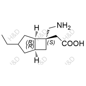 2-((1R,5R,6S)-6-(aminomethyl)-3-ethylbicyclo[3.2.0]heptan-6-yl)acetic acid	米诺巴林杂质37	