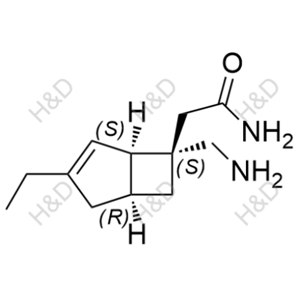 米諾巴林雜質(zhì)41,2-((1R,5S,6S)-6-(aminomethyl)-3-ethylbicyclo[3.2.0]hept-3-en-6-yl)acetamide