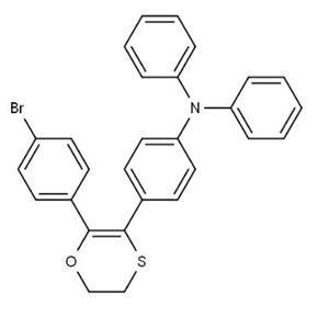 Benzenamine, 4-[2-(4-bromophenyl)-5,6-dihydro-1,4-oxathiin-3-yl]-N,N-diphenyl-