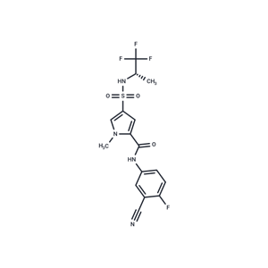 化合物 Bersacapavir(JNJ-56136379)|T9769|TargetMol