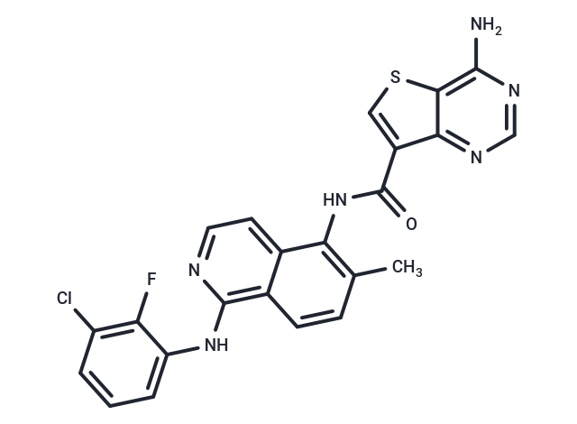 化合物 Belvarafenib,Belvarafenib