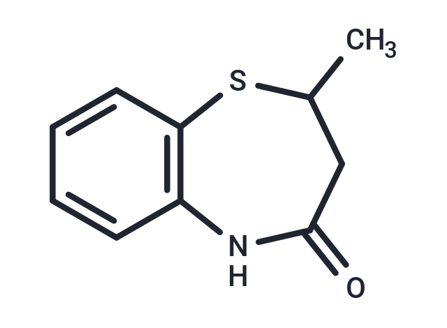 化合物 2-methyl-2,3,4,5-tetrahydro-1,5-benzothiazepin-4-one,2-methyl-2,3,4,5-tetrahydro-1,5-benzothiazepin-4-one