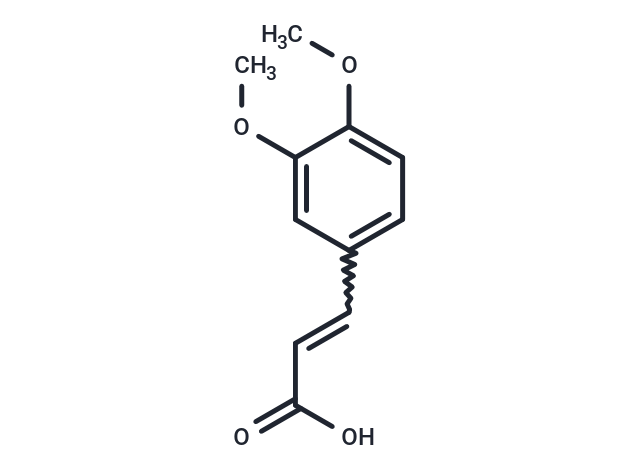 3,4-二甲氧基肉桂酸,3,4-Dimethoxycinnamic acid