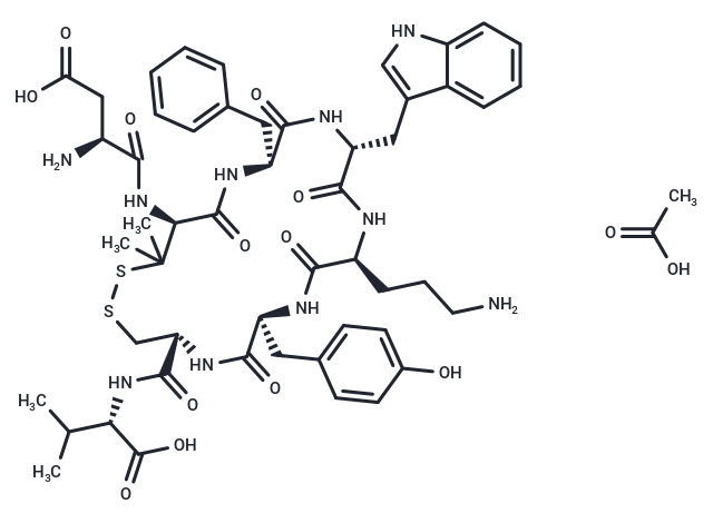 化合物Urantide acetate,Urantide acetate(669089-53-6 free base)