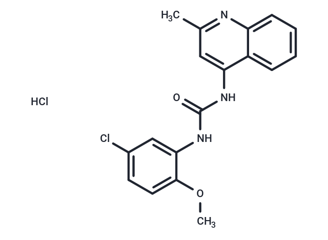 化合物 PQ401 hydrochloride,PQ401 hydrochloride (196868-63-0(free base))