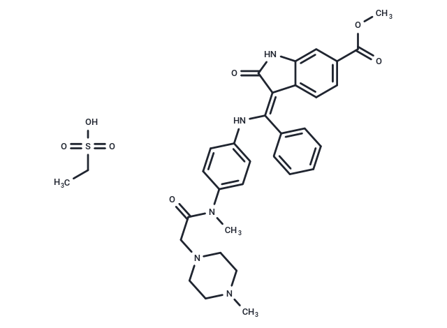 乙磺酸尼達尼布,Nintedanib esylate