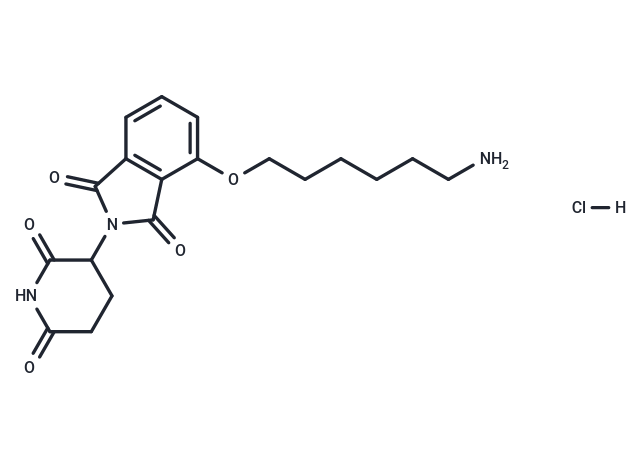 薩力多胺-O-C6-氨基鹽酸鹽,Thalidomide-O-C6-NH2 hydrochloride