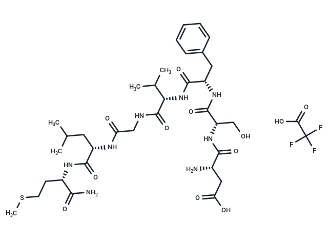 化合物Neurokinin A(4-10) TFA,Neurokinin A(4-10) TFA(97559-35-8 free base)