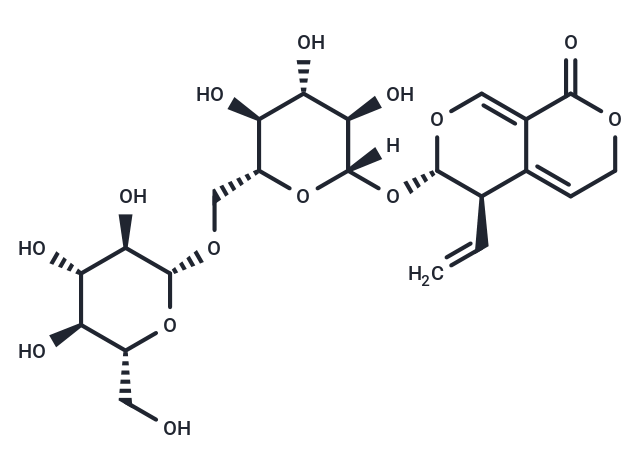 6'-O-β-D-葡萄糖基龍膽苦苷,6'-O-beta-D-Glucosylgentiopicroside