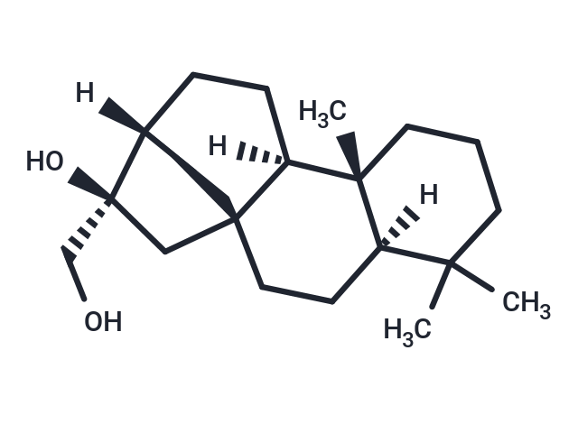 對映-貝殼杉-16Β,17-二醇,kauran-16,17-diol