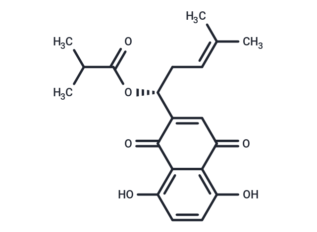 異丁酰紫草素,Isobutylshikonin