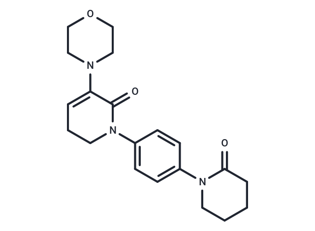 化合物 T77687,3-Morpholino-1-(4-(2-oxopiperidin-1-yl)phenyl)-5,6-dihydropyridin-2(1H)-one