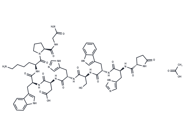 化合物LGnRH-III, lamprey acetate,LGnRH-III, lamprey acetate(147859-97-0 free base)