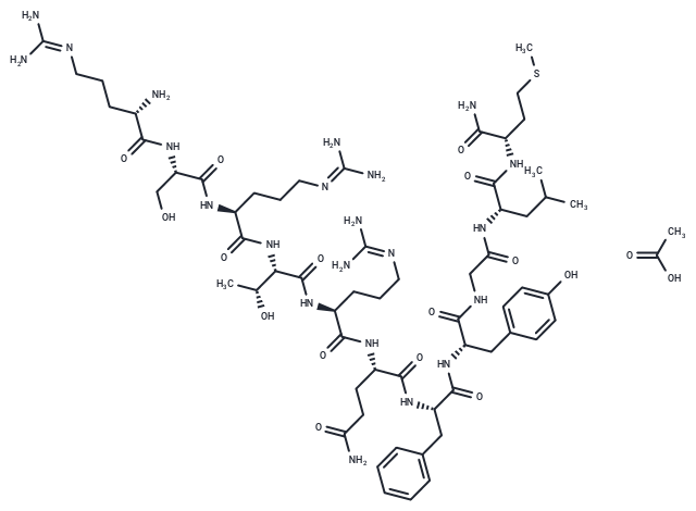 化合物Hemokinin 1 (mouse) acetate,Hemokinin 1 (mouse) acetate(208041-90-1 free base)