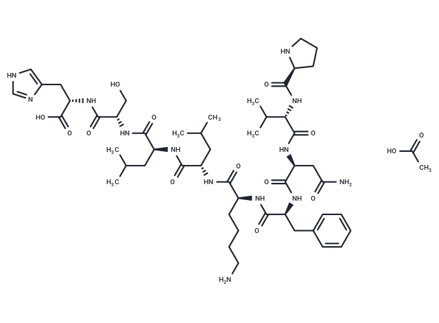 化合物Hemopressin (human, mouse) acetate,Hemopressin (human, mouse) acetate