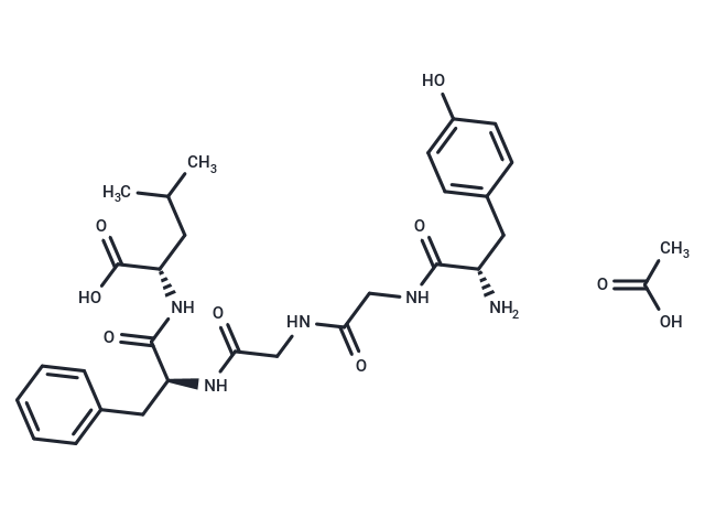 亮氨酸腦啡肽,[Leu5]-Enkephalin acetate(58822-25-6 free base)