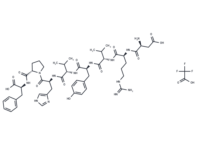 化合物Angiotensin II 5-valine TFA,Angiotensin II 5-valine TFA