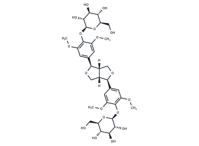 (-)-丁香樹脂醇二葡萄糖甙,Syringaresinol diglucoside