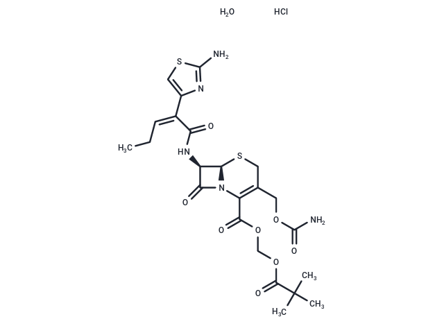 鹽酸頭孢卡品酯,Cefcapene pivoxil hydrochloride hydrate