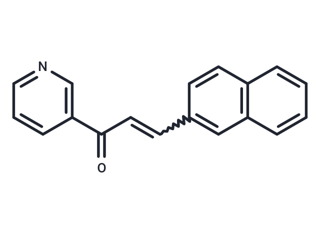 化合物 DMU2105,3-(2-Naphthalenyl)-1-(3-pyridinyl)-2-propen-1-one