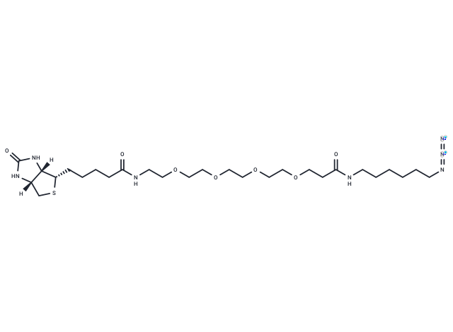 生物素-四聚乙二醇-氨基-C6-疊氮,Biotin-PEG4-Amide-C6-Azide