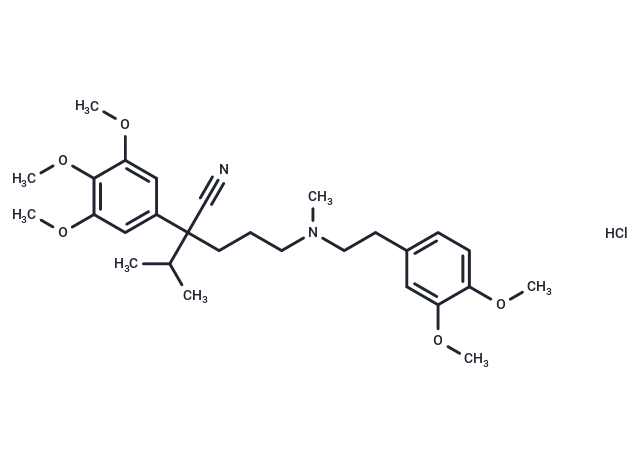 化合物 Gallopamil hydrochloride,Gallopamil hydrochloride