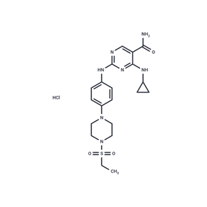 化合物 Cerdulatinib hydrochloride|T6104|TargetMol