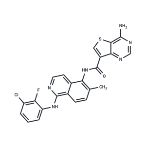 化合物 Belvarafenib,Belvarafenib