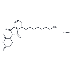 薩力多胺-O-C6-氨基鹽酸鹽,Thalidomide-O-C6-NH2 hydrochloride