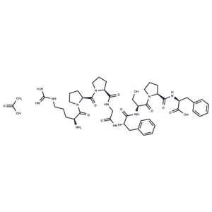 化合物 [Des-Arg9]-Bradykinin acetate|TP1445|TargetMol