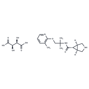 化合物 T77670,(1R,5S,6r)-N-(2-methyl-1-((3-methylpyridin-2-yl)oxy)propan-2-yl)-3-azabicyclo[3.1.0]hexane-6-carboxamide L(+)-Tartaric acid