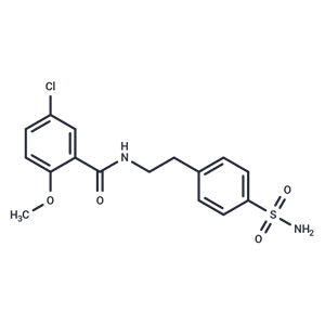 4-[2-(5-氯-2-甲氧基苯甲酰氨基)乙基]苯磺酰胺|T3230|TargetMol