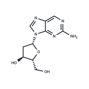 化合物 2-Aminopurine-9-beta-D-(2’-deoxy)riboside|TNU0758|TargetMol