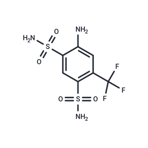 4-氨基-6-(三氟甲基)苯-1,3-二磺酰胺|T9323|TargetMol