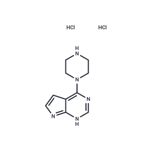 1-{1H-pyrrolo[2,3-d]pyrimidin-4-yl}piperazine 鹽酸鹽|T50034|TargetMol