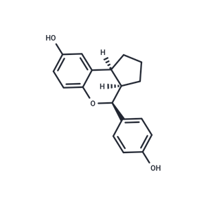 化合物 T9800,Cyclopenta[c][1]benzopyran-8-ol, 1,2,3,3a,4,9b-hexahydro-4-(4-hydroxyphenyl)-, (3aR,4S,9bS)-rel-