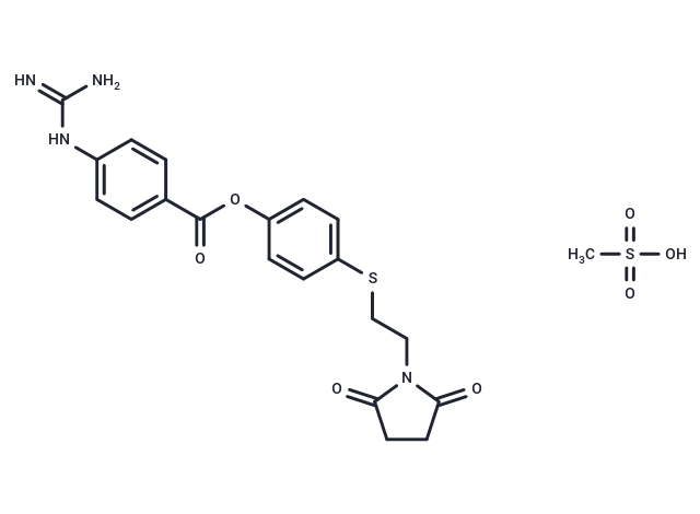 Patamostat 甲磺酸鹽,Patamostat mesylate