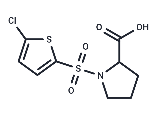 化合物 1-[(5-Chloro-2-thienyl)sulfonyl]proline,1-[(5-Chloro-2-thienyl)sulfonyl]proline