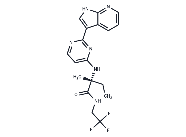 化合物 Decernotinib,Decernotinib