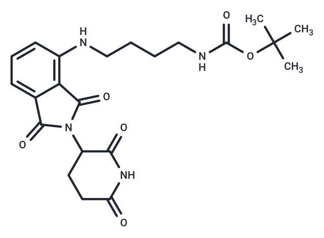 化合物Thalidomide-NH-C4-NH-Boc,Thalidomide-NH-C4-NH-Boc