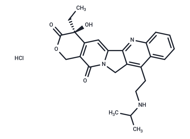 化合物 Belotecan hydrochloride,Belotecan hydrochloride