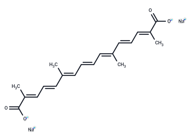 化合物Transcrocetinate disodium,Transcrocetinate disodium